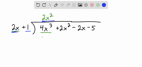 find-the-quotient-and-remainder-using-long-division-4x3-2x2-2x-5-2x-1-quotient-remainder-x-27669