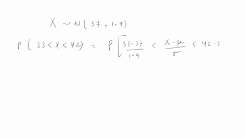in-determining-automobile-mileage-ratings-it-was-found-that-the-mpg-x-for-a-certain-model-is-normally-distributed-with-a-mean-of-37-mpg-and-a-standard-deviation-of-19-mpg-find-p-33-x-41-99761