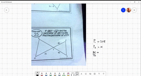 i-11-3x-9-prvobanjtr-if-abky-atzy-andthe-25-permmeter-of-abky-i8-208-fndthepermeler-of-atzy-40-45-72-95144