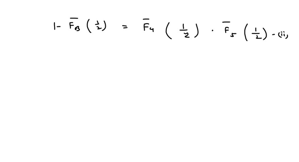 SOLVED Consider a structure in which the minimal path sets are {1,2,3
