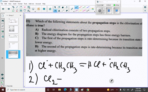 21-which-of-the-following-statements-about-the-propagation-steps-in-the-chlorination-ethane-is-true-a-radical-chlorination-consists-of-twq-propagation-steps-b-the-energy-diagram-for-the-prop-94945