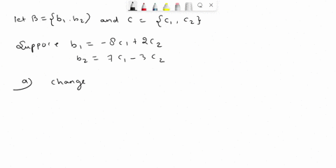 let-b-1b2-and-c-c1c2-be-bases-for-a-vector-space-v-and-suppose-b1-a-find-the-change-of-coordinates-matrix-from-b-to-c_-b-find-xlc-for-x-2b1-4b2-use-part-a-3c1-5c2-and-b2-4c1-8c2-10593