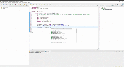 a-hotel-occupancy-rate-is-calculated-as-follows-occupancy-rate-number-of-rooms-occupied-total-number-of-rooms-write-a-java-program-that-calculates-the-occupancy-rate-for-each-floor-of-a-hote-50855