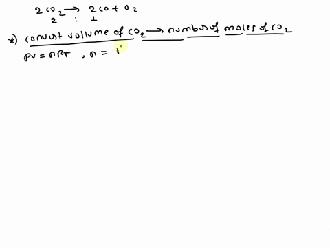 what-volume-of-o2-gas-is-produced-from-460-liters-of-co2-assuming-all-values-are-measured-at-stp-75567