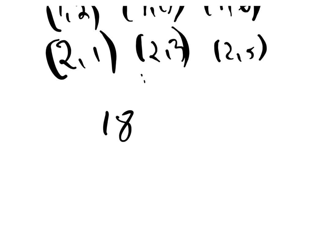 SOLVED Two unbiased dice are thrown once. Find the probability that