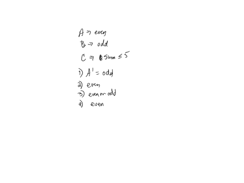 two-dice-are-thrown-the-events-a-b-and-c-are-as-follows-a-getting-an-even-number-on-the-first-die-b-55977