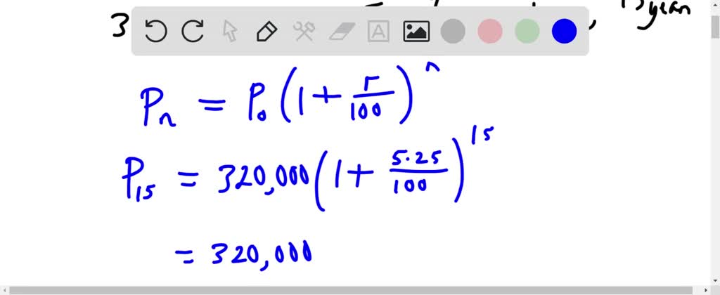 SOLVED: If the population of a city is 35000. If the population grows ...