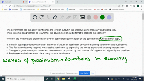 8-using-policy-to-stabilize-the-economy-the-government-has-the-ability-to-influence-the-level-of-output-in-the-short-run-using-monetary-and-fiscal-policy-there-is-some-disagreement-as-to-whe-12377