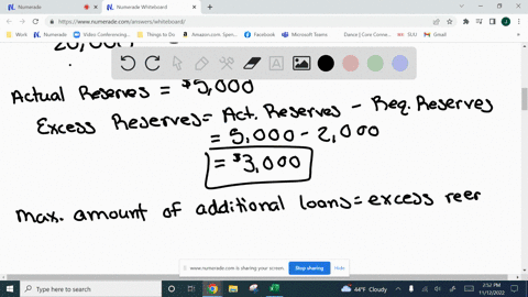 the-following-is-the-balance-sheet-for-raymond-bank-one-of-many-commercial-banks-in-a-countryassume-a-10-percent-reserve-requirementcalculate-raymond-banks-required-reservescalculate-the-max-58654