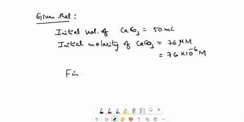 biochemist-carefully-measures-the-molarity-of-calcium-carbonate-in-50_-ml-of-photobacterium-cell-growth-medium-to-be-76-um-unfortunately-careless-graduate-student-forgets-to-cover-the-contai-76802
