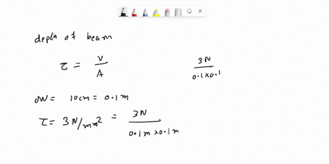 a-rectangular-beam-10-cm-wideis-subjected-to-a-maximum-shear-force-of-50000-nthe-corresponding-maximum-shear-stress-being-3-nmm2the-depth-of-beam-is-a25cm-b22cm-c1667cm-d30cm-62393