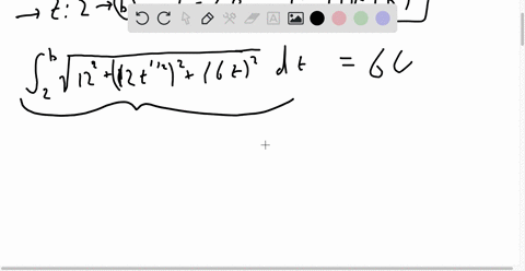a-particle-moves-along-the-curve-described-below-as-t-increases-from-2-to-b-if-the-particle-moves-60-units-give-the-coordinates-of-the-final-position-of-the-particle-rt-12t-8t32-3t2-01123