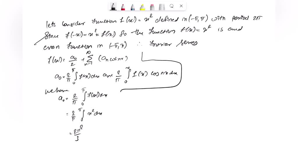 Solved: 1) Find The Fourier Series Of F(x) = Sin X For -π