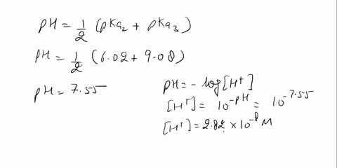 q1-a-1000-ml-solution-of-05-m-histidine-in-its-tribasic-form-a3-pka1-170-pka2-602-pka3-908-is-titrated-with-10-m-hcl-titrant-a-calculate-the-volume-of-titrant-required-to-reach-the-second-eq-66504