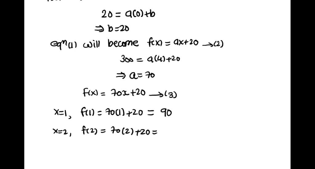 solved-point-the-table-below-shows-some-values-of-a-linear-function