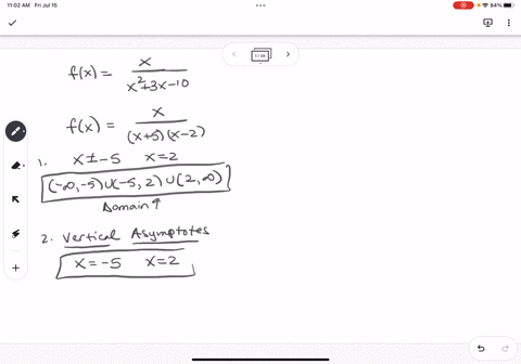consider-the-rational-function-f-given-below-fx-x-x23x-10-1-find-the-domain-of-f-enter-your-answer-using-interval-notation-2-identify-any-vertical-asymptotes-of-the-graph-of-y-fx-and-describ-51054