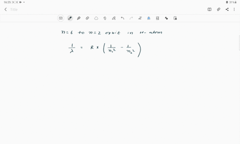 use-the-rudberg-equation-to-find-the-wavelength-in-nm-of-the-photon-emitted-when-an-electron-in-an-h-undergoes-a-transition-from-n6-to-n2-39173