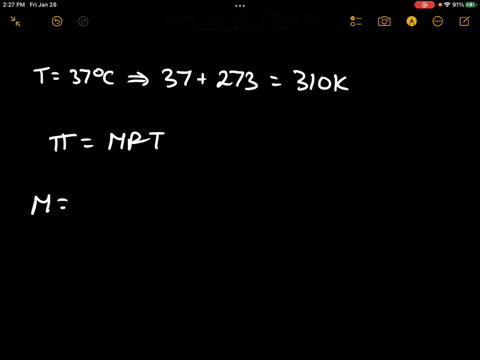 what-is-the-molarity-of-a-solution-of-a-polypeptide-which-has-an-osmotic-pressure-of-0125-atm-at-370-c-42646