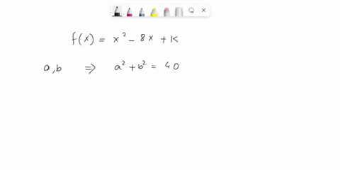 if-sum-of-the-squares-of-the-zeros-of-the-quadratic-polynomial-fx-x2-8xk-is-40find-the-value-of-k-15718