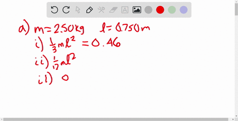 calculate-the-moment-of-inertia-of-each-of-the-following-uniform-objects-about-the-axes-indicated-consult-table-92-as-needed-a-a-thin-250-kg-rod-of-length-750-cm-about-an-axis-perpendicular-to-it-an-2