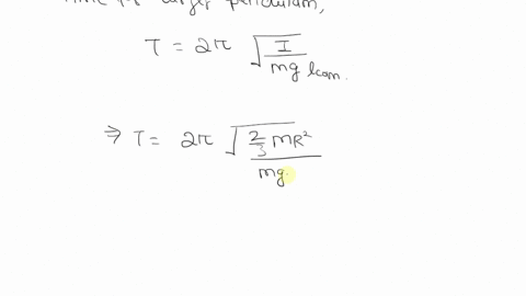 h-problem-two-pendula-are-shown-the-figure-each-consists-of-a-solid-ball-with-uniform-density-and-has-mass-m-they-are-cach-suspended-from-the-ceiling-with-massless-rod-as-shown-in-the-figure-99862