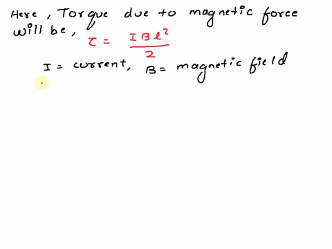 5-the-lower-end-of-the-thin-uniform-rod-in-the-figure-is-attached-to-the-floor-by-a-frictionless-hinge-at-point-p-the-rod-has-mass-m-and-length-land-is-immersed-in-a-uniform-magnetic-field-b-30383