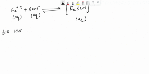 you-studied-the-following-equilibrium-to-determine-the-value-of-kc-for-the-system-fe3-aq-scn-aq-fescn2-aq-the-absorbance-of-a-solution-initially-containing-526-x-10-4-m-scn-and-198-10-3-m-fe-67921