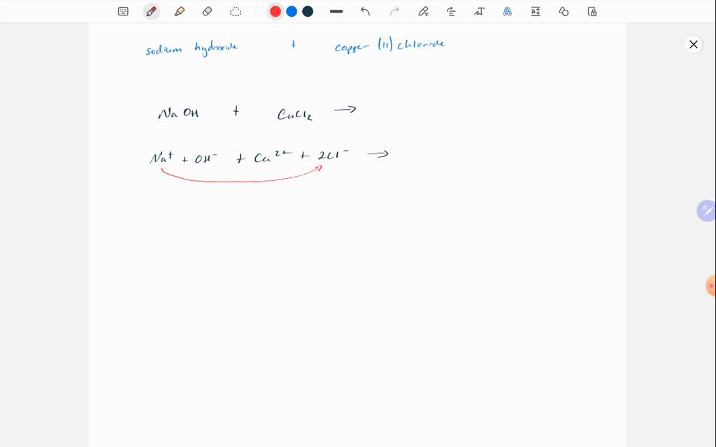 SOLVED Enter an equation for the precipitation reaction that occurs
