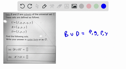 sets-b-and-d-are-subsets-of-the-universal-set-u-these-sets-are-defined-as-follows-ufgp9y-b-gpy-dfpy-find-the-following-sets-write-your-answer-in-roster-_form-or-as-a-bud-b-b-od-71714