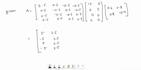 problem-15-6-points-a-singular-value-decomposition-of-a-matrix-a-is-as-follows-05-05-05-05-15-0-05-05-05-05-5-06-08-05-05-05-05-08-06-05-05-05-05-a-find-the-closest-with-respect-to-the-frobe-50276