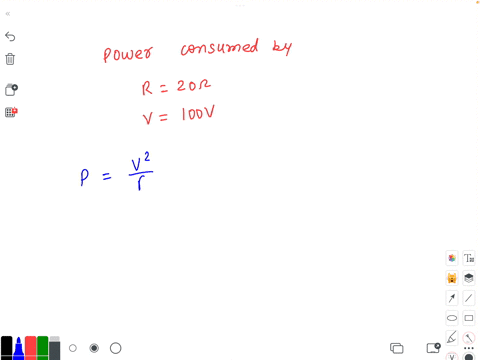 what-is-the-power-consumed-by-the-resistor-of-20-ohm-connected-across-100-v-source-35287