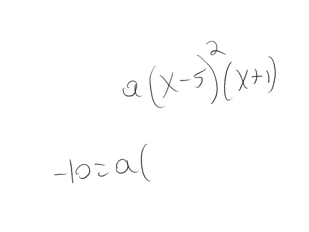 The Polynomial Of Degree 3 P X Has A Root Of Multiplicity 2 At X 5 And A Root Of 3635