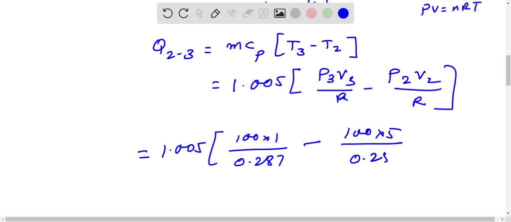 Solved: Using Energy Concepts And The Ideal Gas Model Air Contained In 