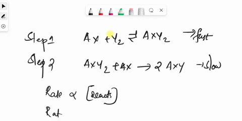 a-gaseous-reaction-occurs-by-a-two-step-mechanism-shown-below-step-1-axy2-axy2-step-axy2-ax-2axy-fast-slow-including-concentration-of-only-reactants-and-products-what-is-the-rate-law-for-thi-54625