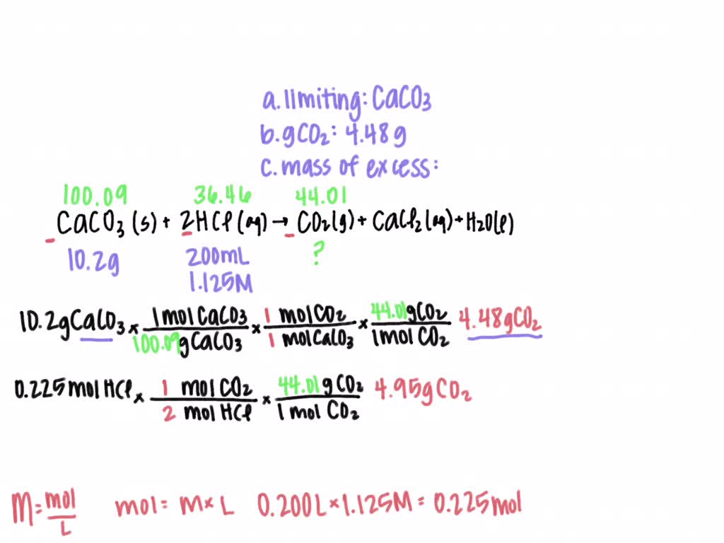 SOLVED: Use The Following Equation To Answer The Stoichiometry Problem ...