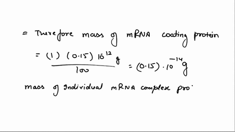 what-is-the-total-number-of-mrna-coating-proteins-in-a-e-coli-cell-based-on-the-following-data-1-the-total-protein-mass-within-a-e-coli-cell-is-roughly-015pg-2-roughly-1-of-the-protein-compl-05446