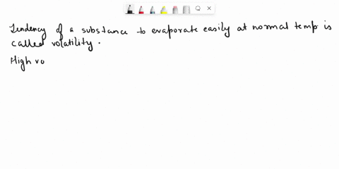 what-do-you-call-on-the-tendency-of-a-substance-to-evaporate-easily-at-normal-temperature-29405
