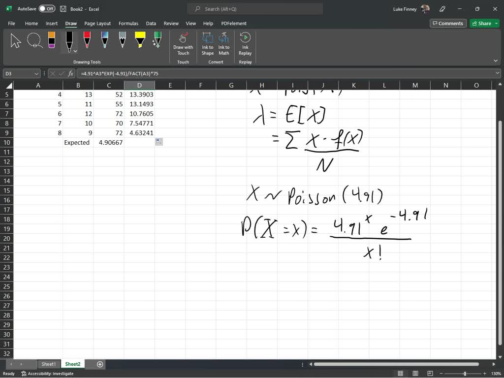 SOLVED: Question : Let X denote the number of flaws observed on a large ...
