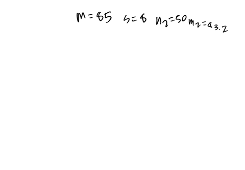 a-standardized-test-was-administered-to-thousands-of-students-with-a-mean-score-of-85-and-a-standard-deviation-of-8-a-random-sample-of-50-students-was-given-the-same-test-and-showed-an-average-score-o