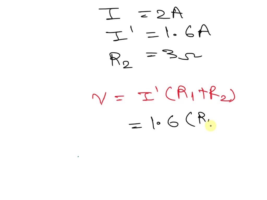 SOLVED: The current in a loop circuit that has a resistance of R1 is 2. ...