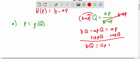 point-the-price-elasticity-of-demand-for-linear-demand-function-dp-b-_-ap-is-given-by-ap-q-ep-b-_-ap-a-rewrite-the-formula-to-express-price-as-function-of-elasticity-p-gq-what-is-the-long-te-80596