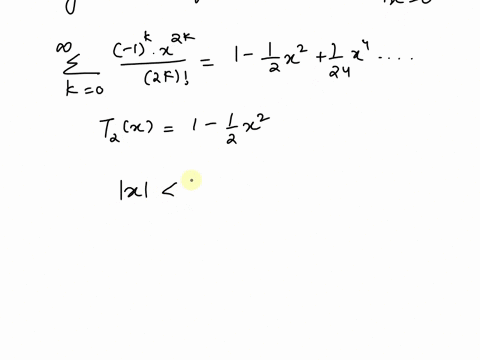 1-point-let-tzx-be-the-taylor-polynomial-of-degree-2-for-the-function-f-x-cosx-at-0-suppose-you-approximate-fx-by-tzx-if-ix-1-what-is-the-bound-for-your-error-of-your-estimate-hint-use-the-a-93118