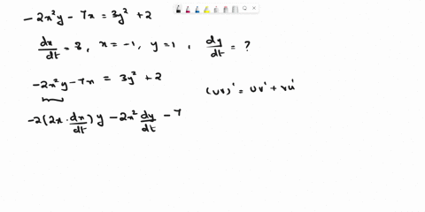 if-2x2y-7x-3y2-2-dx-dt-8-determine-the-value-of-dy-dt-when-x-1-y-1-select-one-a-3-b-12-c-6-d-4-14522