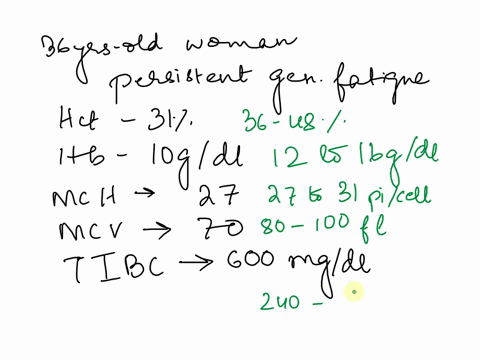 source-copstead-l-banasik-j-2006-pathophysiology-3rd-ed-mosbymb-is-a-generally-healthy-36-year-old-woman-with-complaints-of-persistent-generalized-fatigue-at-her-annual-checkup-she-is-noted-38507