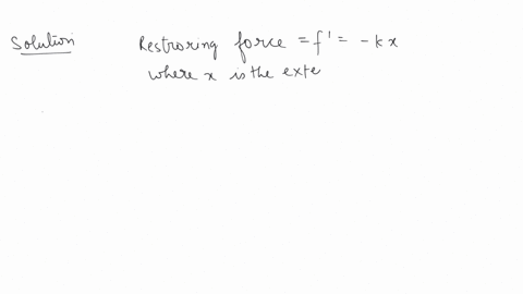 a-block-of-mass-m-is-attached-to-the-lower-end-of-a-vertical-spring-the-spring-is-hung-from-a-ceiling-and-has-force-constant-value-k-the-mass-is-released-from-rest-with-the-spring-initially-unstretche