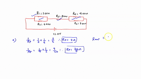 a-find-the-equivalent-resistance-ofthe-circuit-below-b-calculate-the-current-flowing-through-and-the-voltage-drop-across-each-resistor-r1-300-5-r2-600-5-r3-800-q-r4400-q-r5-500-5-voltage-of-94805