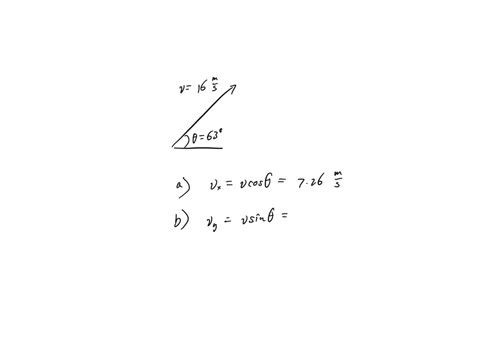 a-soccer-player-kicks-a-ball-from-the-ground-with-a-speed-of-16-ms-at-an-angle-of-63-degrees-a-what-is-the-horizontal-component-of-the-velocity-b-what-is-the-vertical-component-of-the-veloci-14165