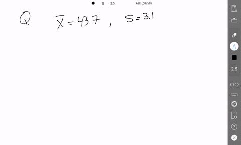 consider-a-set-of-data-in-which-the-sample-mean-is-437-and-the-sample-standard-deviation-is-31-calculate-the-z-score-given-that-x496-round-your-answer-to-two-decimal-places-58741