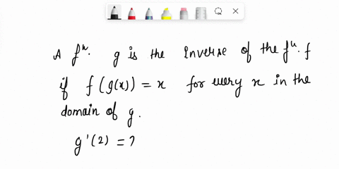 let-f-and-g-be-inverse-functions-the-following-table-lists-a-few-values-of-f-g-and-f-fc-gx-f-z-1-3-2-10-12-92-07955