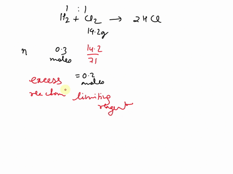 for-the-reaction-represented-by-the-following-equation-h2-cl2-2-hcl-if-142-g-chlorine-gas-is-reacted-with-0300-mol-hydrogen-gas-a-how-many-moles-of-hydrogen-chloride-can-be-formed___________-19707